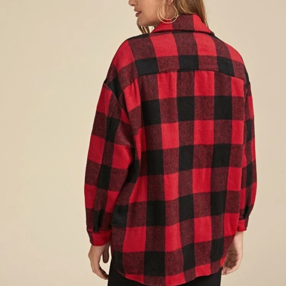 Oversized Plaid Shirt